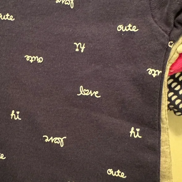 NWT set of 4 CARTER’S ONSIES. Baby Size 9 months Brand New still on hangers NEW - Picture 8 of 12